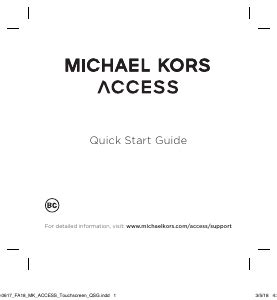 michael kors hybrid smartwatch bedienungsanleitung|michael kors access gage manual.